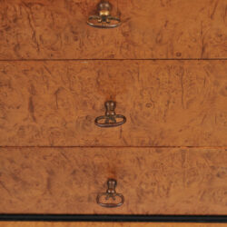 The image for Pair Burr Walnut Bedside Tables 08 Vw