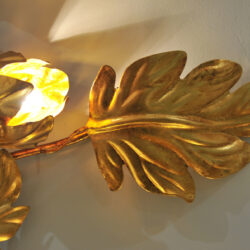 The image for Pair Gilded Peonie Wall Lights 04 Vw