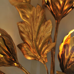 The image for Pair Gilded Peonie Wall Lights 05 Vw