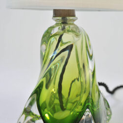 The image for Pair Green Glasss Lamps 05