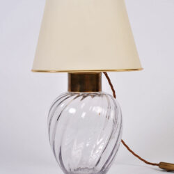 The image for Pair Italian Glass Lamps 03