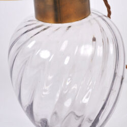 The image for Pair Italian Glass Lamps 06