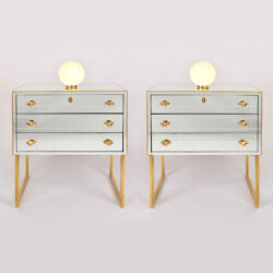 The image for Pair Mirrored Bedsides 01