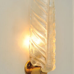 The image for Pair Murano Leaf Lights 03