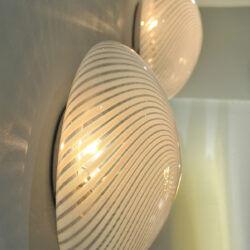 The image for Pair Swirl Circular Wall Lights 05