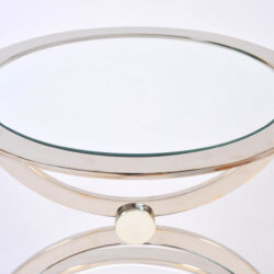 The image for Pair Us Chrome Circular Sidetables 04