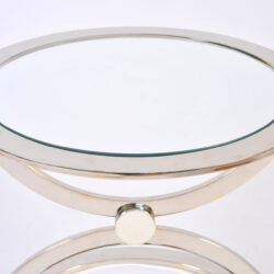 The image for Pair Us Chrome Circular Sidetables 04
