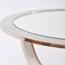 The image for Pair Us Chrome Circular Sidetables 05