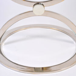 The image for Pair Us Chrome Circular Sidetables 06