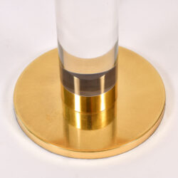 The image for Pair Us Lucite Brass Lamps 03