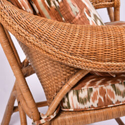 The image for Pair Us Wicker Armchairs 07