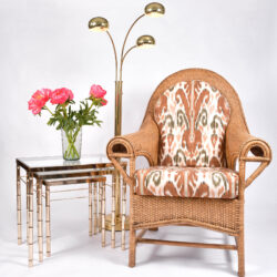 The image for Pair Us Wicker Armchairs 08