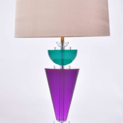 The image for Pair Van Teal Lamps 03