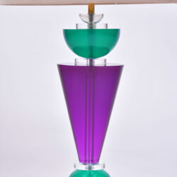 The image for Pair Van Teal Lamps 04