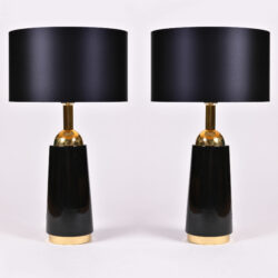 The image for Pair Black Swedish Lamps 02