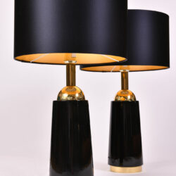 The image for Pair Black Swedish Lamps 04