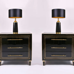 The image for Pair Black Swedish Lamps 05