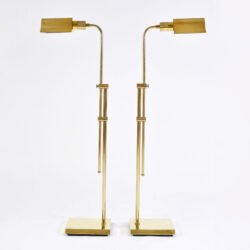 The image for Pair Brass Us Standard Lamps 01