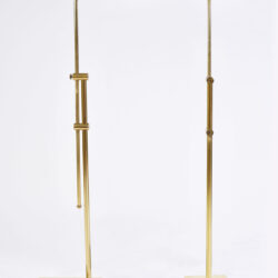 The image for Pair Brass Us Standard Lamps 02