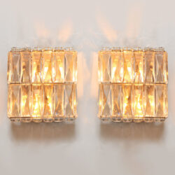 The image for Pair Of Jewelled Wall Lights 01