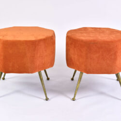 The image for Pair Of Orange Stools 03