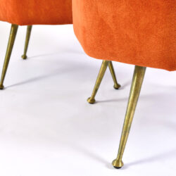 The image for Pair Of Orange Stools 05