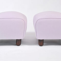 The image for Pair Of Wood Stools In Lilac 03