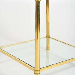 The image for Pair 1960S Brass Side Tables I L