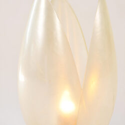 The image for Single White Lotus Lamp 04