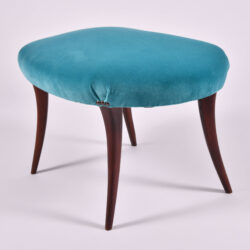 The image for Turquoise Velvet Stool 02