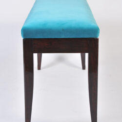 The image for Turquoise Velvet Stool 03