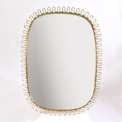 The image for Twirl Brass Wall Mirror 01