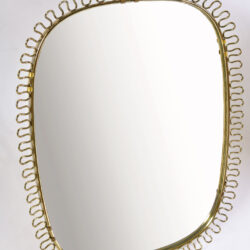 The image for Twirl Brass Wall Mirror 02