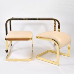 The image for Us Brass Desk And Stools 01