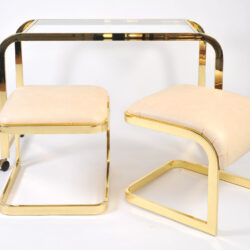 The image for Us Brass Desk And Stools 03