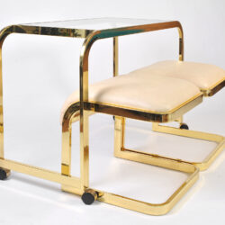 The image for Us Brass Desk And Stools 04