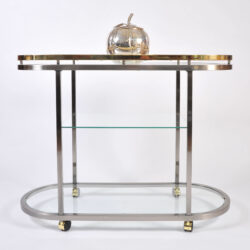 The image for Us Chrome Brass Trolley 01