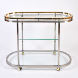 The image for Us Chrome Brass Trolley 03