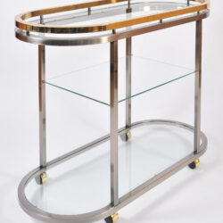 The image for Us Chrome Brass Trolley 04