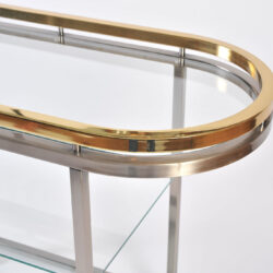 The image for Us Chrome Brass Trolley 06