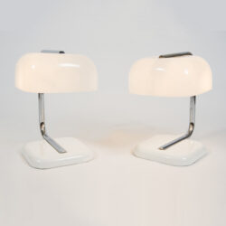 The image for Valerie Wade 1950S Chrome White Lamps –01