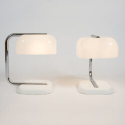 The image for Valerie Wade 1950S Chrome White Lamps –02