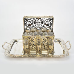 The image for Valerie Wade Bohemian Silver Glass Drinks Set 02