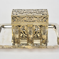 The image for Valerie Wade Bohemian Silver Glass Drinks Set 03