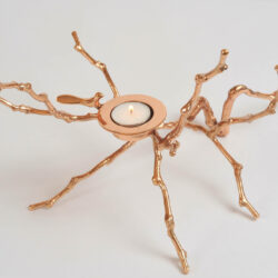 The image for Valerie Wade Brass Twig Candle Holder 02
