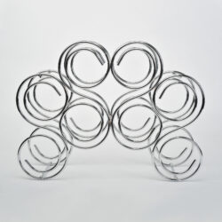 The image for Valerie Wade Chrome Bottle Rack 01