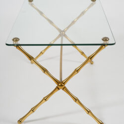 The image for Valerie Wade Faux Bamboo Side Table 04
