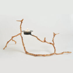 The image for Valerie Wade Twig Candle Holder Copper 02