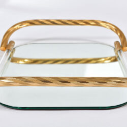 The image for Brass And Mirror Tray 03