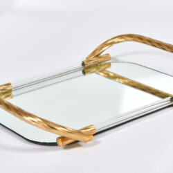 The image for Brass And Mirror Tray 04